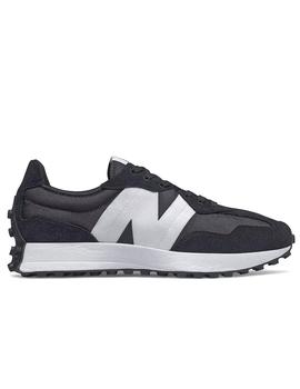 Zapatillas New Balance 327 Hombre Negro y Blanco