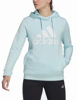 Sudadera Adidas BL FL HD Mujer Celeste