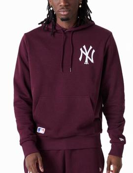 Sudadera New Era New York Yankees Ess Granate