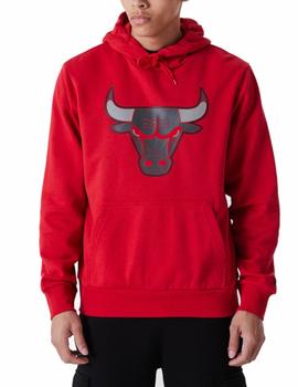 Sudadera New Era Outline Chicago Bulls Roja