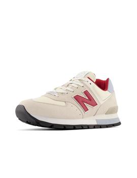 Zapatilla New Balance 574 Rugged Hombre Beige/Granate