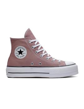 Zapatilla Converse Platform Alta Lona Wine