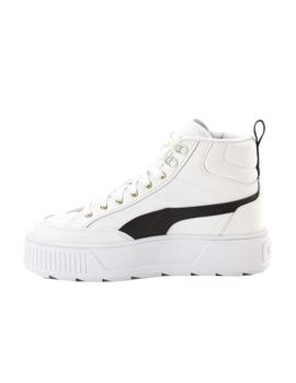 Zapatilla Puma Karmen Mid Blanco y Negro
