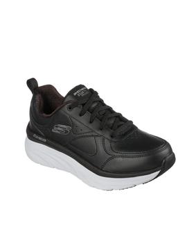 Zapatilla Skechers D´Lux Walker Piel Mujer BKW