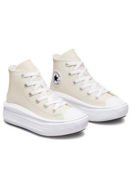 Zapatilla Converse PS Move Alta Piel Beige