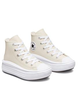 Zapatilla Converse Move Alta Piel PS Beige