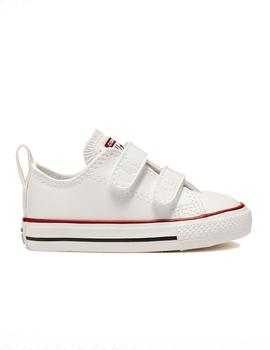 Zapatilla Converse AS Baja Piel 2V Bebé Blanco