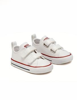 Zapatilla Converse AS Baja Piel 2V Bebé Blanco