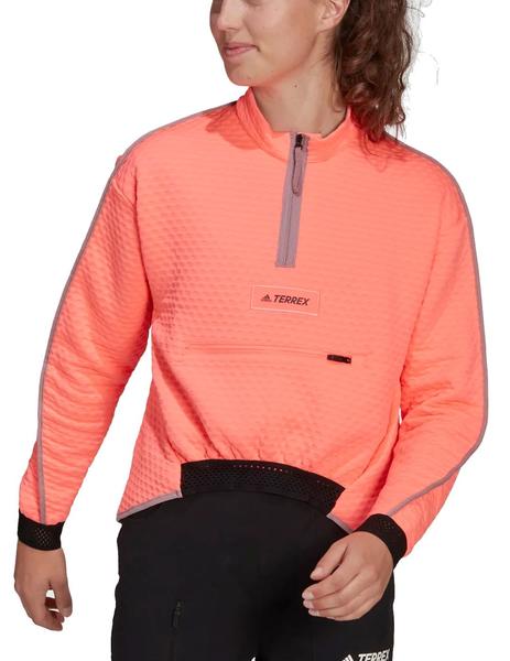 Con qué frecuencia Decepcionado Acumulación Sudadera Adidas Utilitas FZ F Mujer Fluor