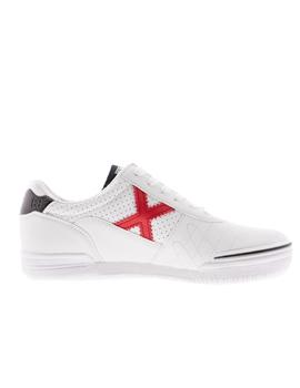 Zapatilla Munich G-3 Kid 298 GS Blanco/Rojo