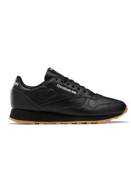 Zapatilla Reecok Classic Leather Negro y Caramelo