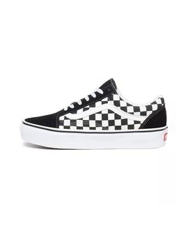 Vans Old Skool Platfor Ng/Bl/Cuadros