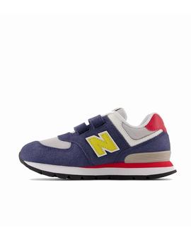 Zapatilla New Balance 574 PS Marino/Amarillo/Rojo