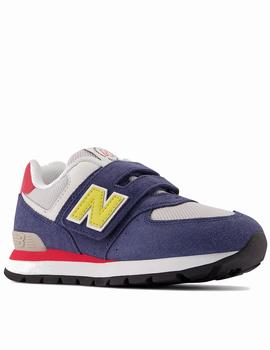 Zapatilla New Balance 574 PS Marino/Amarillo/Rojo