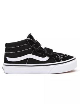 Zapatilla Vans Sk8-Mid Reissue V Kids Negro/Blanco