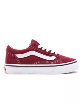 Zapatillas Vans de niños Old Skool granate (4-8 años)