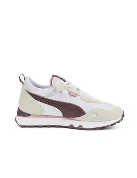 Zapatilla Puma Rider FV Soft W Blanco y Malva Aitana