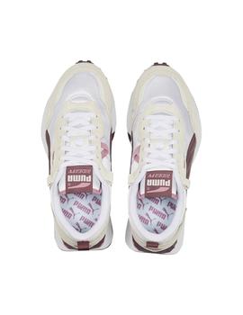 Zapatilla Puma Rider FV Soft W Blanco y Malva Aitana