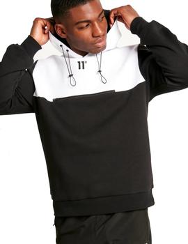 Sudadera 11º Oversized Negra y blanca