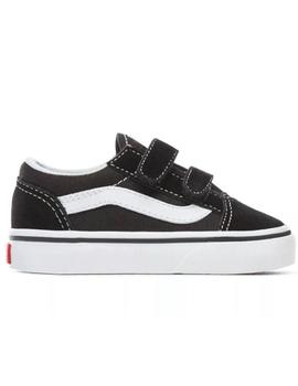 Zapatilla Vans TD Old Skool V Negro/Blanco