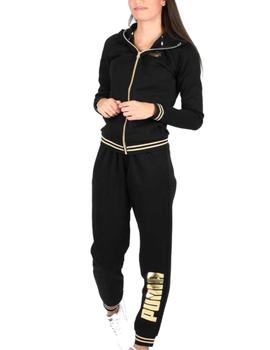 Chandal Puma Gold Metal Mujer Negro