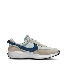 Zapatilla Nike W Waffle Debut Gris y azul