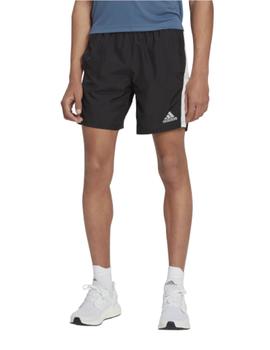 Short Adidas Owntherun 5' Hombre Negro/Blanco