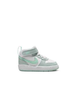 Zapatilla Nike Court Borough Mid2 TDV Blanco/Menta