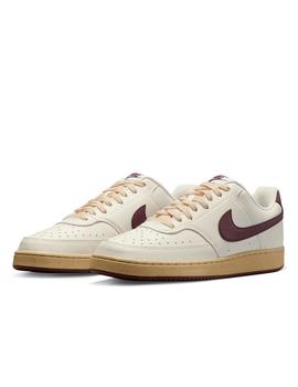 intimidad exposición Mimar Zapatilla Nike Court Vision Low NN Blanco/Granate