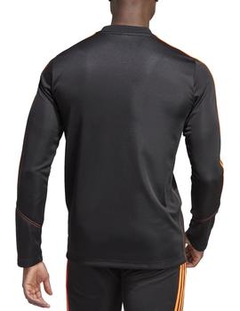 Sudadera Adidas Tiro23 1/2 Zip Hombre Negro/Naranj