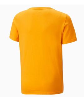 Camiseta Puma ESS+ 2 Col Logo Amarillo/Negro