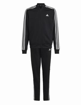 Chandal Adidas 3S TS Niña Negra