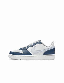 Zapatilla Nike Court Borough Low2 GS Blanco/Azul