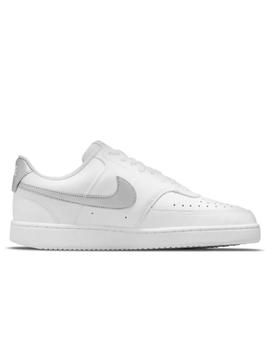 Zapatilla Nike W Court Vision Low Blanco/Plata