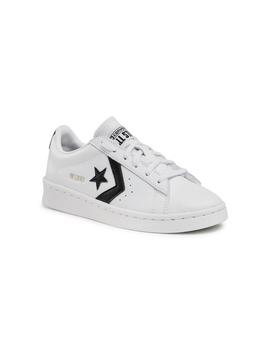 Zapatilla Converse Pro Leather Blanco y Negro