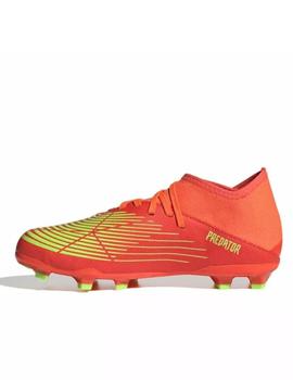 Bota Adidas Predator Edge3 FG GS Rojo/Verde